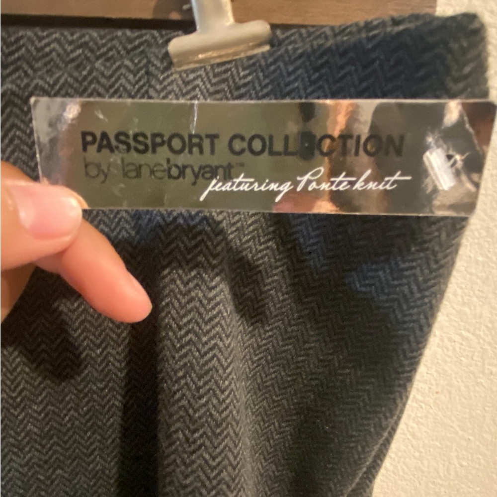 NWT Lane Bryant Gray Wide Leg Pants Size 14/16 - Picture 4 of 5
